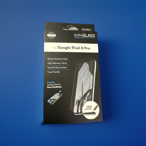 Dura Glass Tempered Glass Screen Protector For Google Pixel Eight Pro - Picture 1 of 2